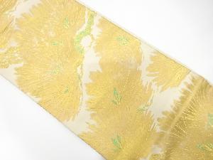 アンティーク　松模様織り出し袋帯(材料)